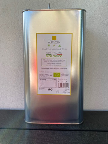 Olivenöl extra vergine Frantoio Montecchia Bio 3l Kanne  AB 25.MAI LIEFERBAR!